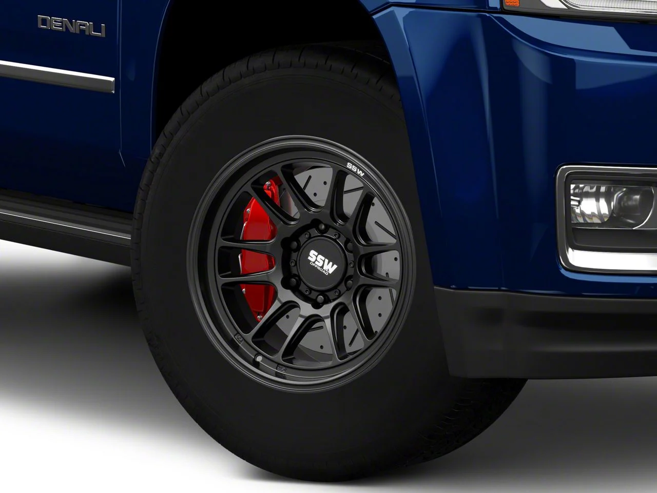 SSW Off-Road Wheels Raptor Matte Black 6-Lug Wheel; 17x9; -12mm Offset (15-20 Yukon)