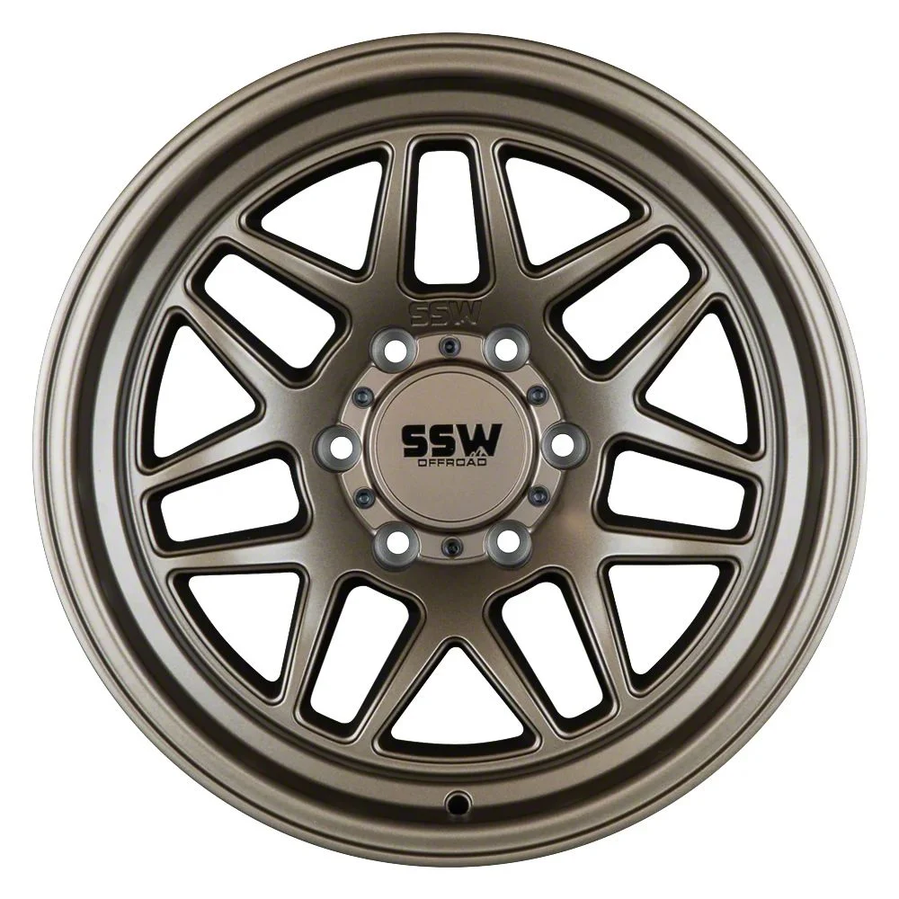 SSW Off-Road Wheels Sierra Matte Bronze 6-Lug Wheel; 17x9; -25mm Offset (07-14 Yukon)