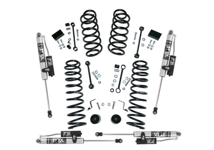 Superlift K183FX 2.5" Dual Rate Coil Lift Kit w/ Fox 2.0 Reservoir Shocks for 18-23 Jeep Wrangler JL Unlimited 4-Door