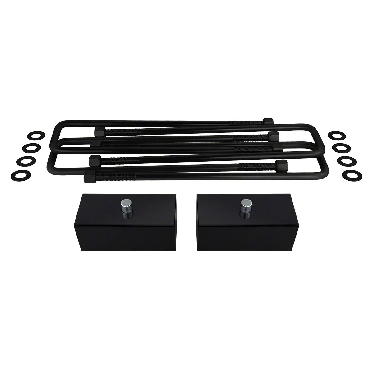 Supreme Suspensions 1.50-Inch Pro Billet Rear Lift Blocks (07-10 Sierra 3500 HD)