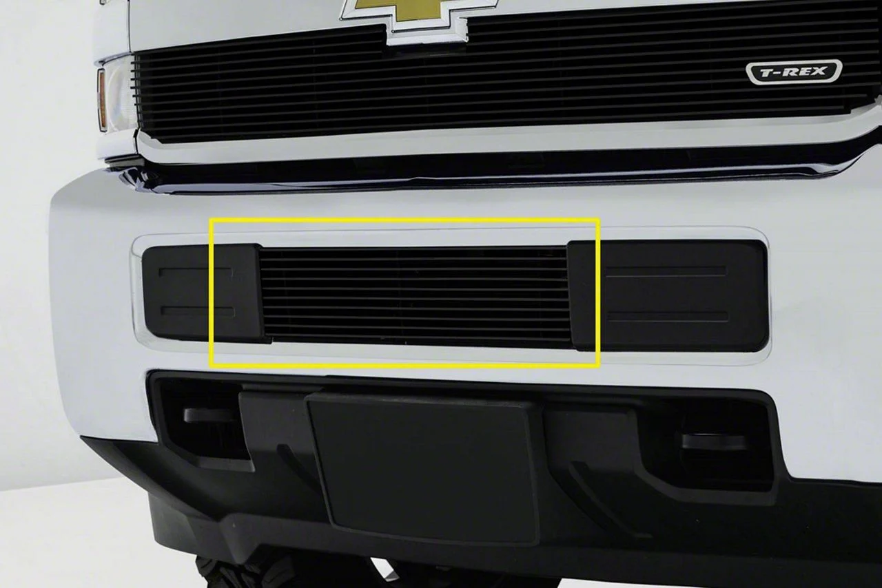 T-REX Grilles Billet Series Lower Grille Insert; Black (15-19 Silverado 2500 HD, Excluding High Country)