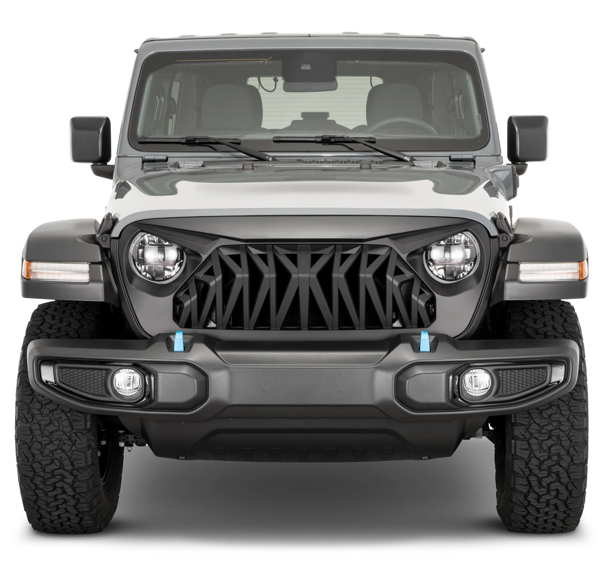 TACTIK  Goblin Shark Grille  for 18-25 Jeep Wrangler JL & 20-25 Jeep Gladiator JT w/o TrailCam for 18-25 Jeep Wrangler JL & 20-25 Jeep Gladiator JT w/o TrailCam