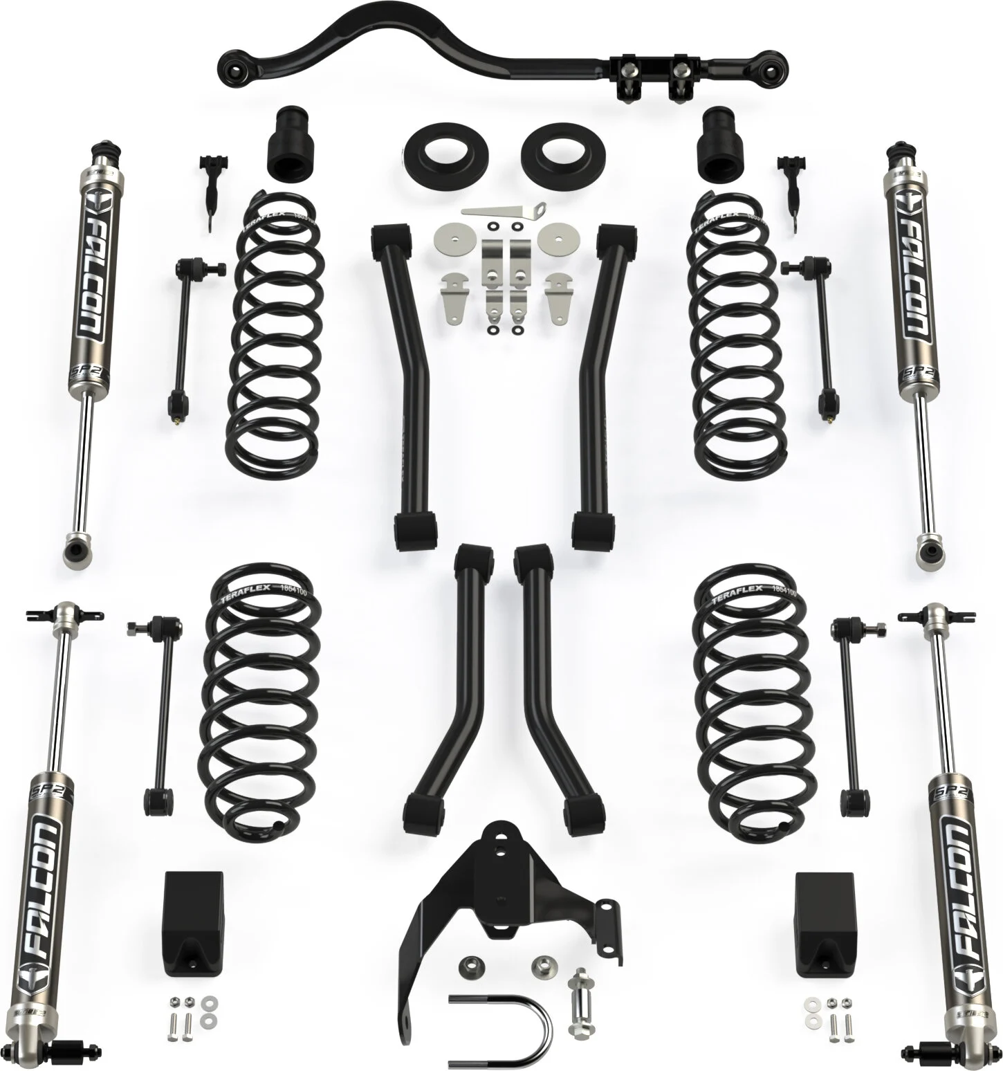 Teraflex 1342000 3" Trail Select Performance Suspension System for 07-18 Jeep Wrangler JK