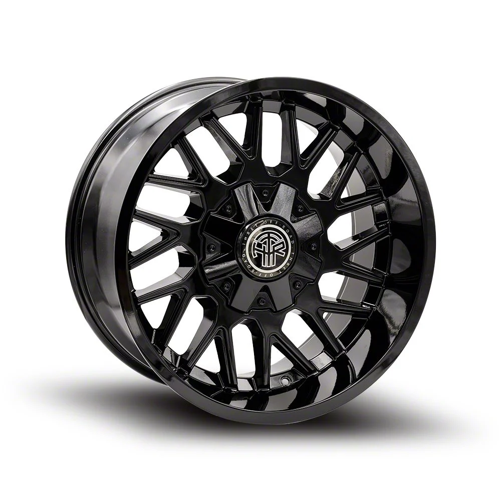 Thret Offroad Revolver Gloss Black 6-Lug Wheel; 20x10; -21mm Offset (04-08 F-150)