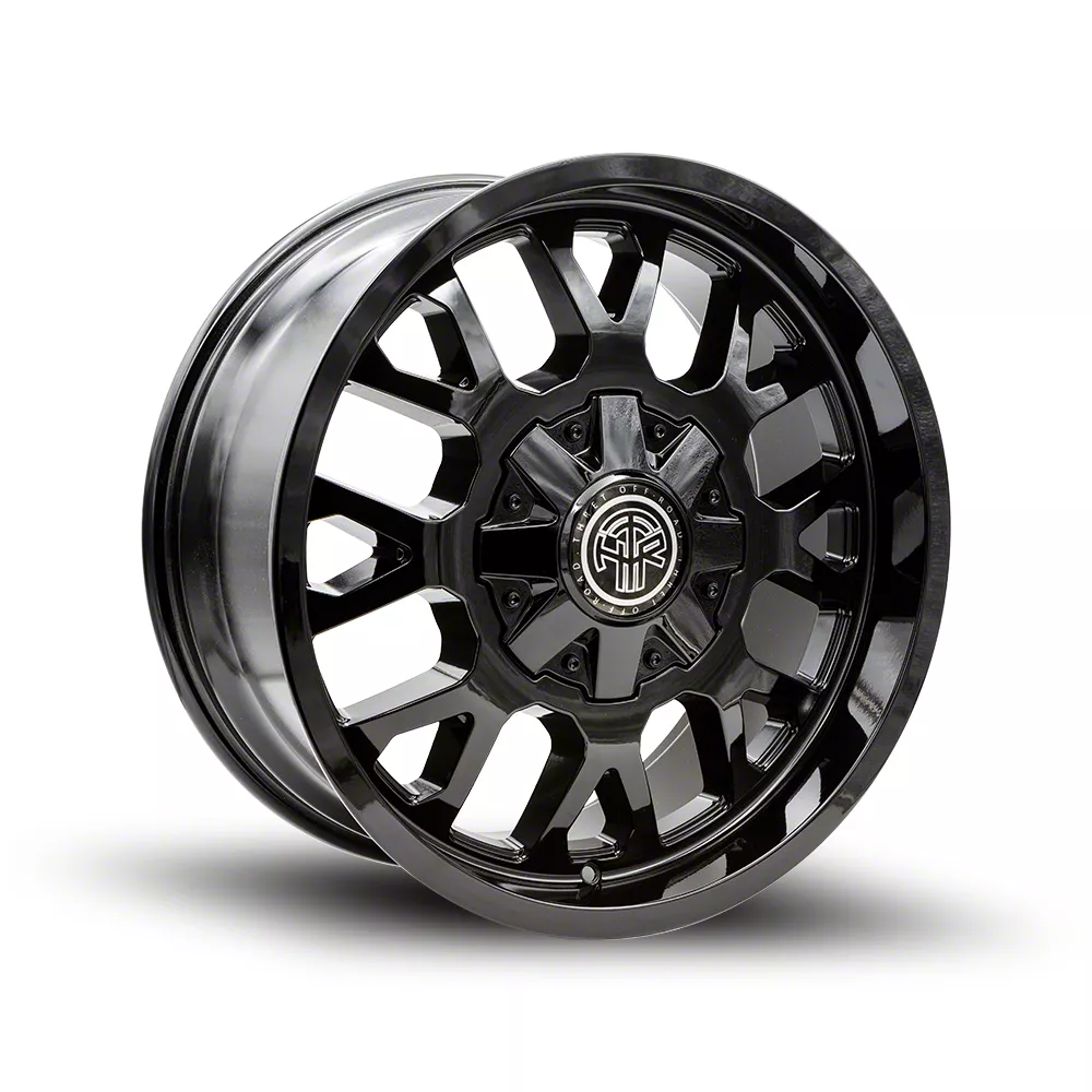 Thret Offroad Attitude Gloss Black 6-Lug Wheel; 20x9; -12mm Offset (09-14 F-150)
