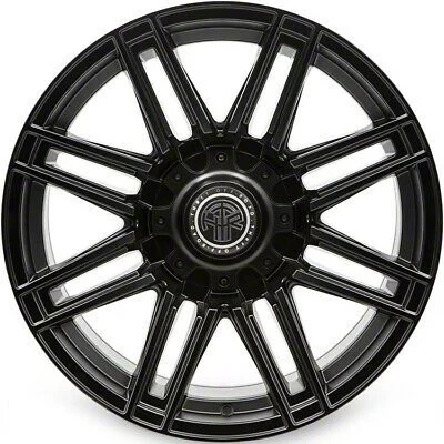 Thret Offroad Dropzone Satin Black 6-Lug Wheel; 20x10; -21mm Offset (21-26 F-150)