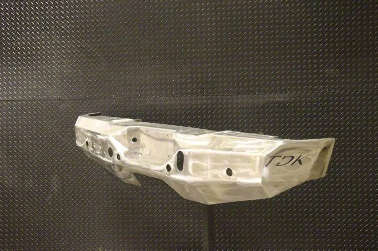 Throttle Down Kustoms Rear Bumper; Bare Metal (15-19 Sierra 3500 HD)