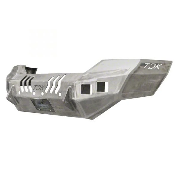 Throttle Down Kustoms Standard Front Bumper; Bare Metal (15-19 Sierra 3500 HD)