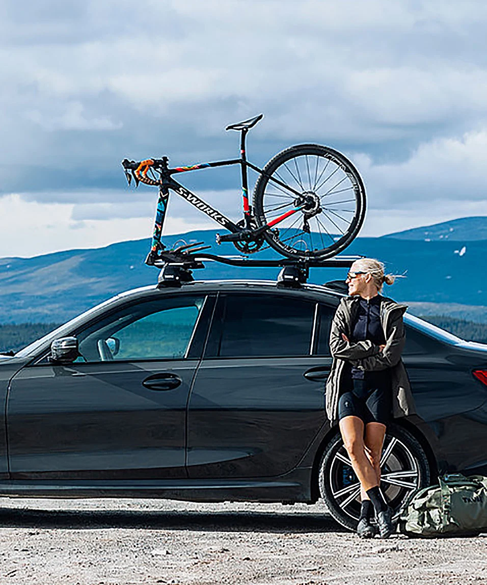 Thule 568005 TopRide Fork Mount Bike Rack for Crossbar Style Racks
