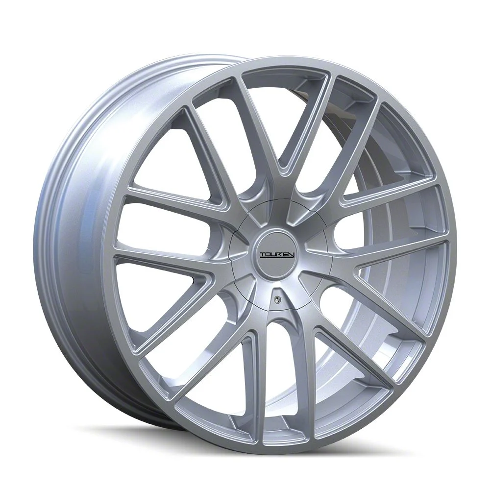 Touren TR60 Hyper Silver Wheel; 18x8; 40mm Offset (05-09 Mustang GT, V6)