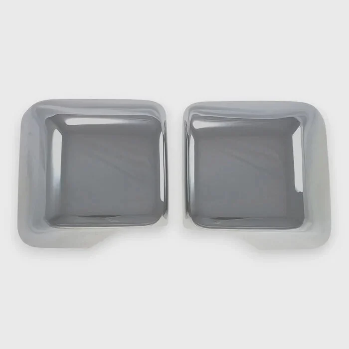 Trim Illusion  Full Mirror Covers for 18-24 Jeep Wrangler JL & Gladiator JT - in Chrome fpr 18-26 Jeep Wrangler JL & Gladiator JT