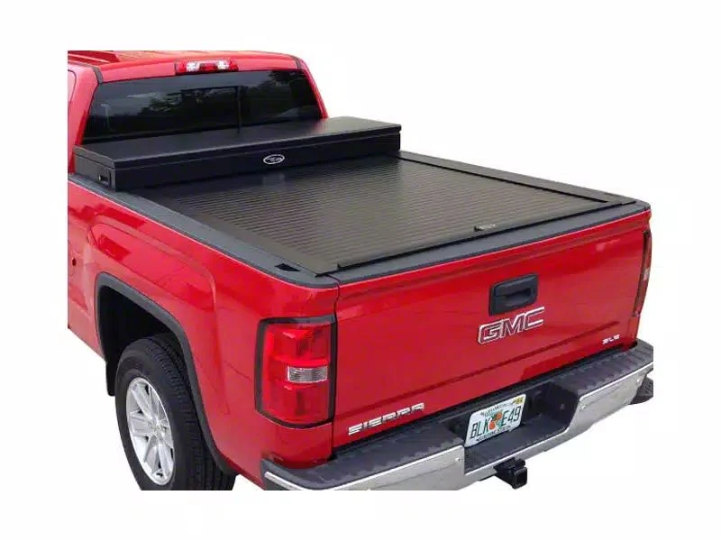 Truck Covers USA American Work Tool Box Hard Retractable Tonneau Cover (07-19 Sierra 3500 HD)