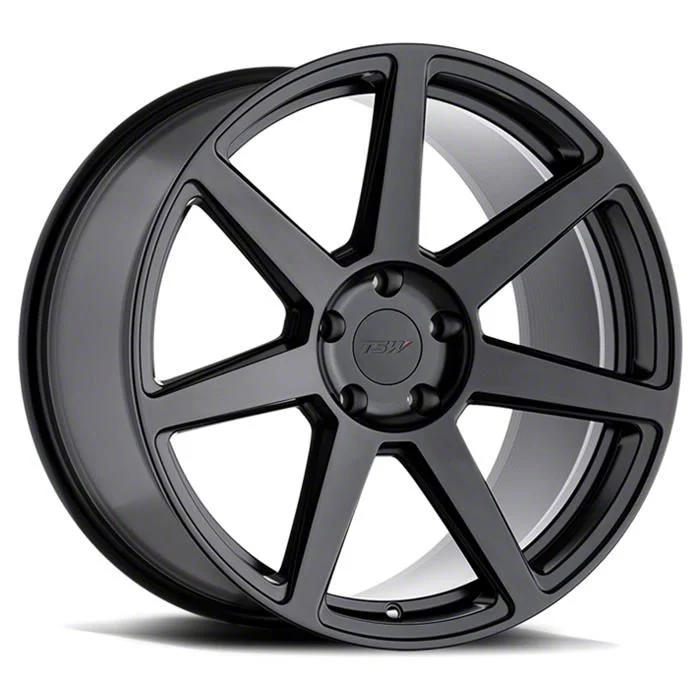 TSW Blanchimont Semi Gloss Black Wheel; 20x9; 20mm Offset (10-14 Mustang)