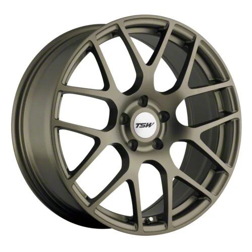 TSW Nurburgring Matte Bronze Wheel; Rear Only; 20x10.5; 25mm Offset (10-14 Mustang)