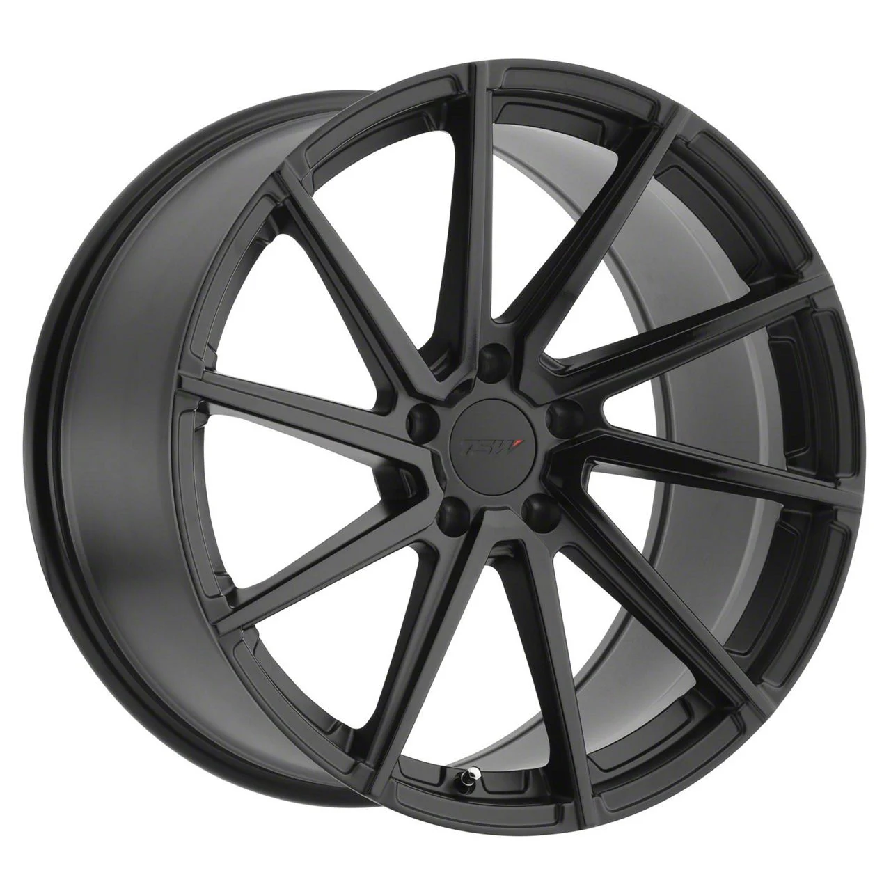 TSW Watkins Double Black Wheel; Right Directional; 20x9; 30mm Offset (10-14 Mustang)