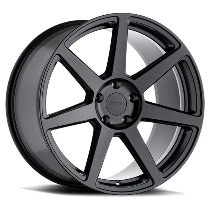 TSW Blanchimont Semi Gloss Black Wheel; 20x9; 35mm Offset (15-23 Mustang GT, EcoBoost, V6)