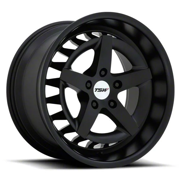 TSW Degner Semi Gloss Black Wheel; 20x9; 40mm Offset (15-23 Mustang GT, EcoBoost, V6)