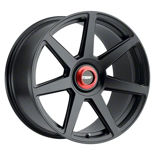 TSW Evo-T Matte Black Wheel; 20x9; 35mm Offset (15-23 Mustang GT, EcoBoost, V6)