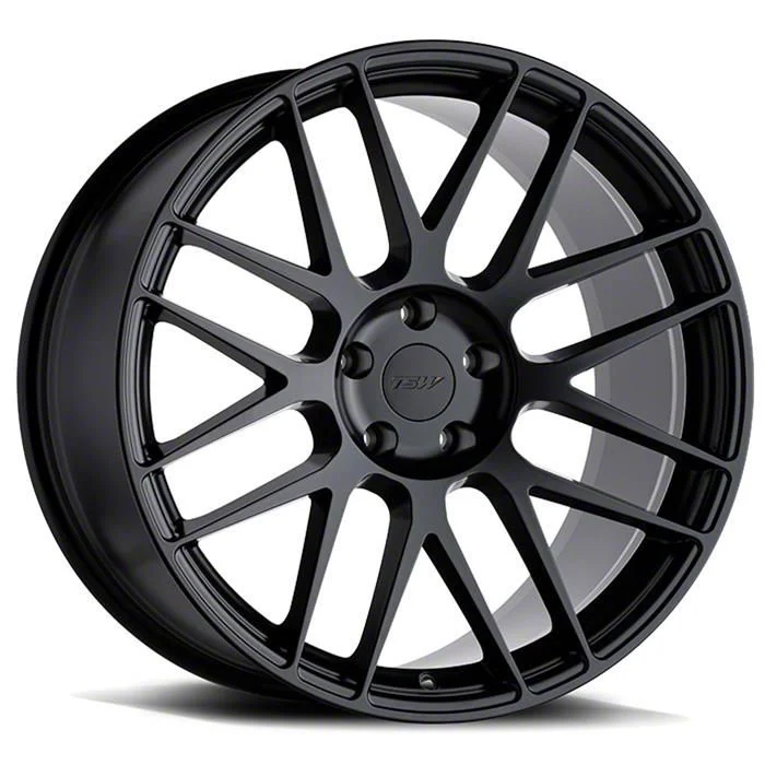 TSW Nord Semi Gloss Black Wheel; 20x9; 35mm Offset (15-23 Mustang GT, EcoBoost, V6)