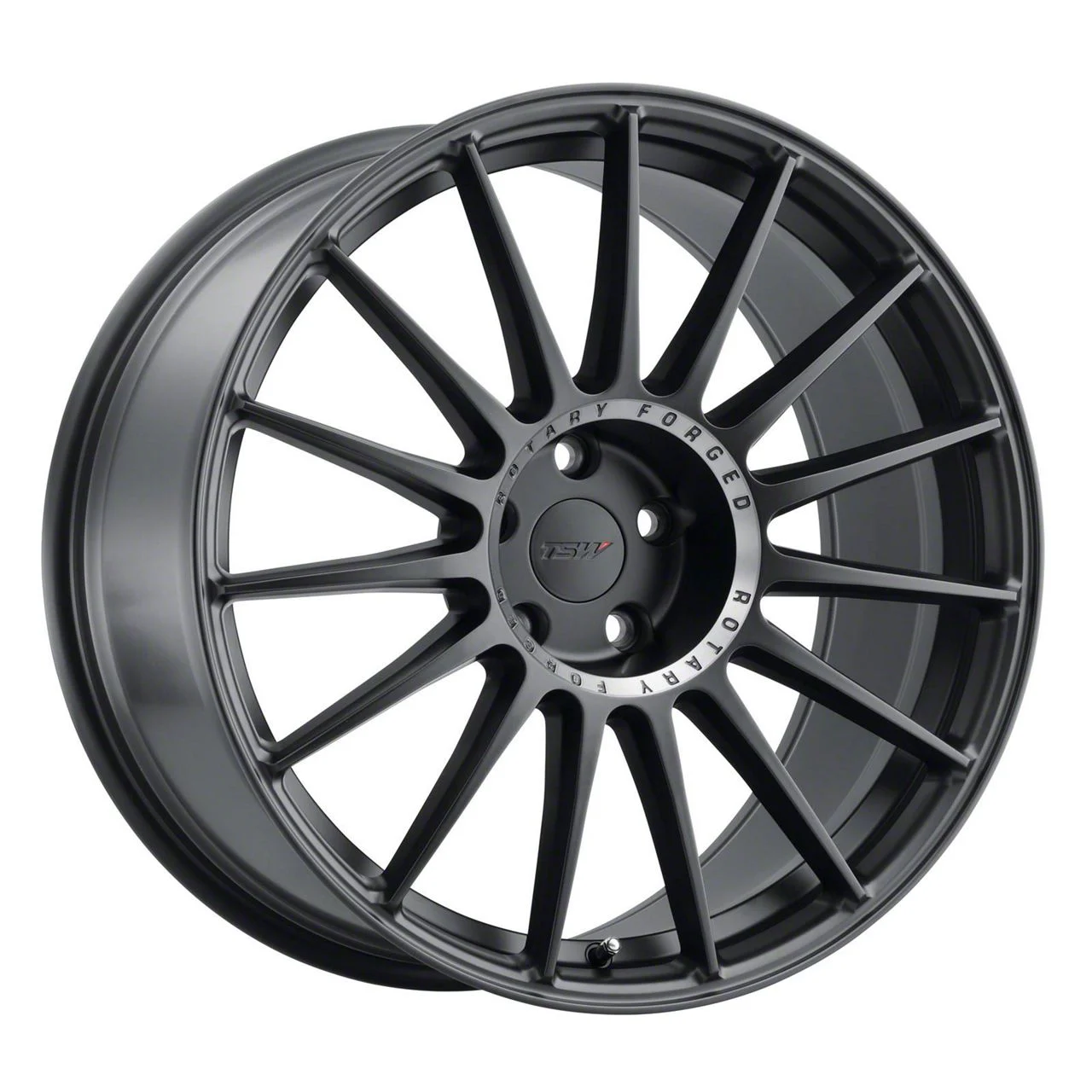 TSW Paddock Semi Gloss Black with Machined Tinted Ring Wheel; 20x8.5; 40mm Offset (15-23 Mustang GT, EcoBoost, V6)