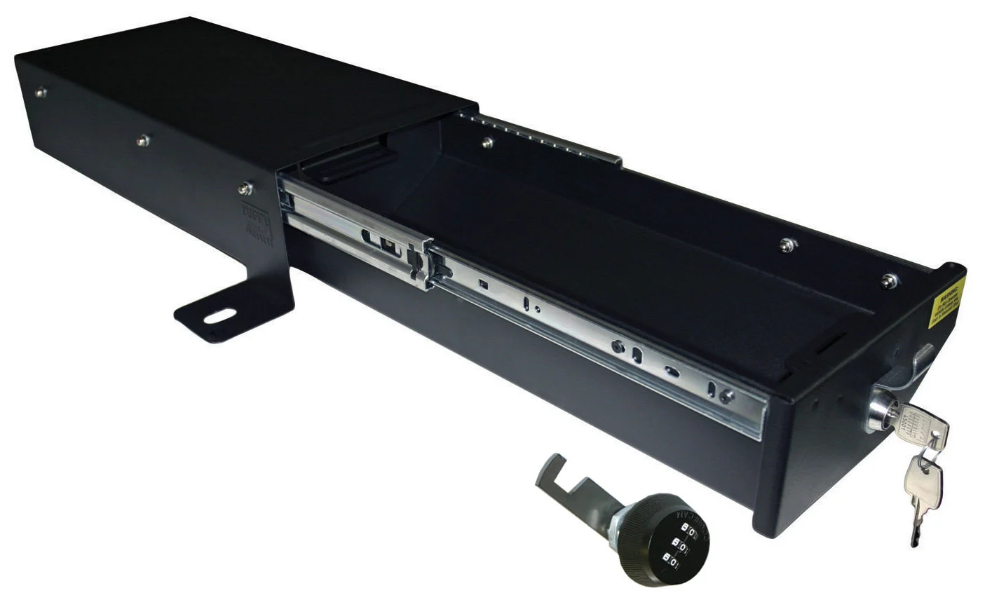 Tuffy  Security Products Passenger Side Conceal Carry Underseat Security Drawer for 07-18 Jeep Wrangler Unlimited JK and 07-10 Wrangler 2 door JK
