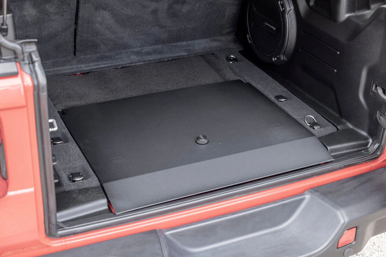 Tuffy 358-01-A Locking Cubby Cover for 18-24 Jeep Wrangler JL Unlimited 4-Door