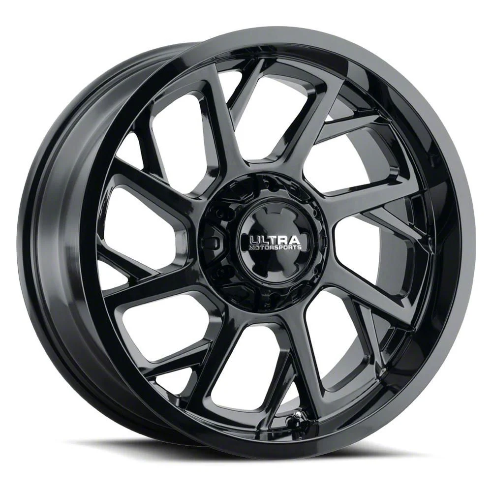 Ultra Wheels Patriot Gloss Black 5-Lug Wheel; 20x9; -12mm Offset (02-08 RAM 1500, Excluding Mega Cab)