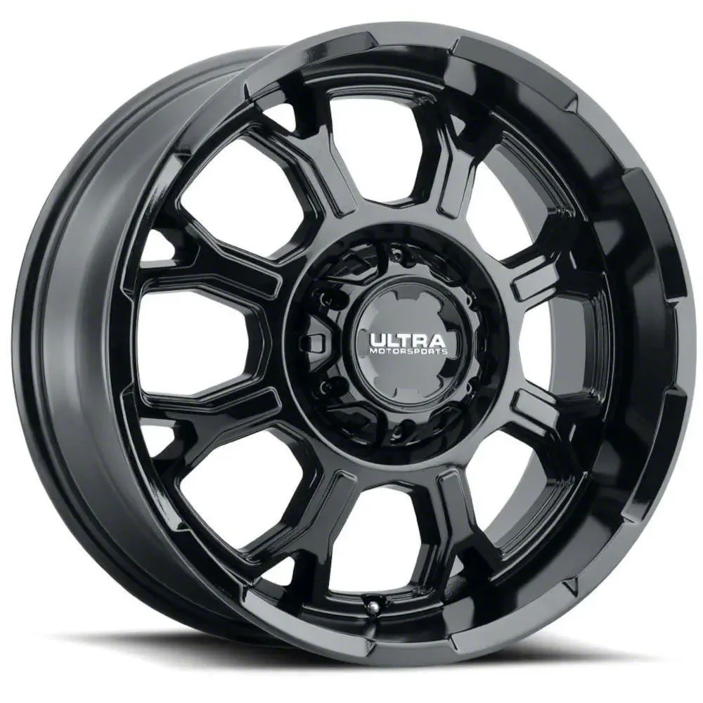 Ultra Wheels Commander Gloss Black 6-Lug Wheel; 20x9; 18mm Offset (04-08 F-150)
