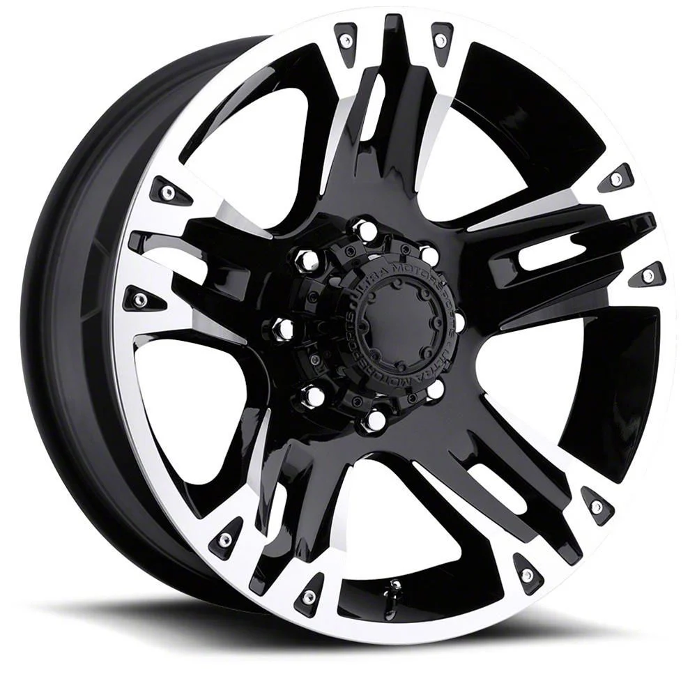 Ultra Wheels Maverick Gloss Black Machined 6-Lug Wheel; 18x9; 25mm Offset (04-08 F-150)