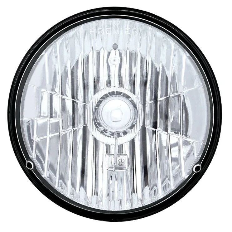 ULTRALIT 7 Inch Crystal Headlight Glass Lens 65/55W H4/HB2 UPI 31387, Each