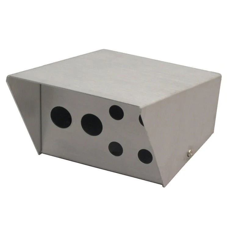 Universal Aluminum 4" Switch Box With Gauge & Switch Holes