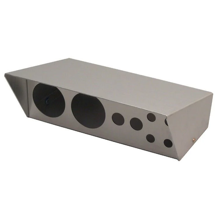 Universal Aluminum 9" Switch Box With Gauge & Switch Holes