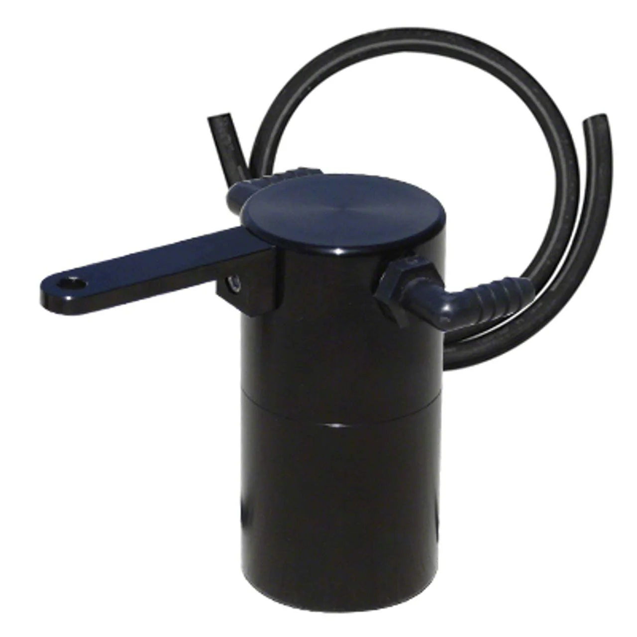 Billet Oil Catch Can; Satin (07-12 Mustang GT500)