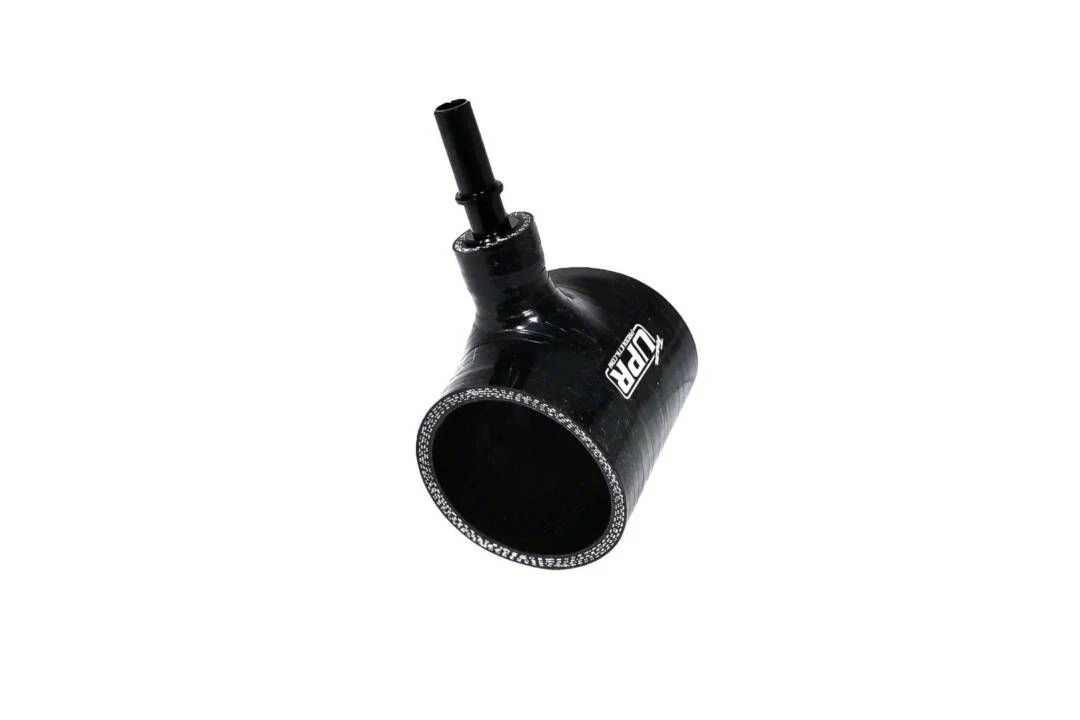 Dual Valve Plug N Play Oil Catch Can with Coupler; Black (15-23 Mustang EcoBoost)