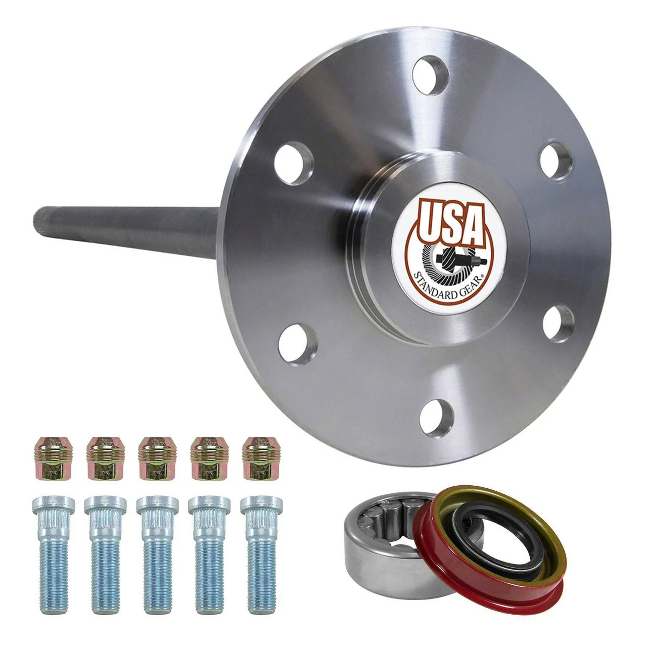 USA Standard Gear 8.5/8.6-Inch 6-Lug Rear Axle; 30-Spline; 33.6-Inch Long (03-06 Silverado 1500)