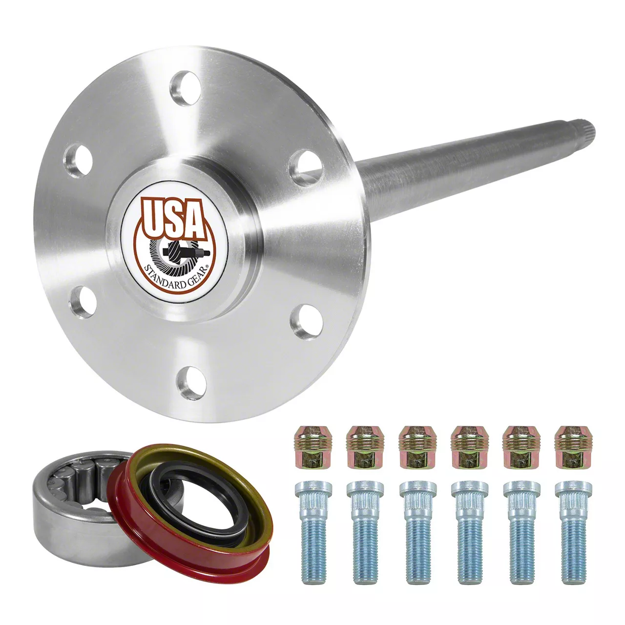 USA Standard Gear 8.6-Inch 6-Lug Rear Axle; 30-Spline; 34-1/4-Inch Long (07-14 Tahoe)