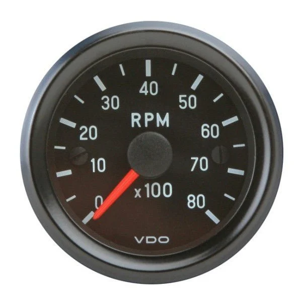 VDO 333959 Cockpit Series 2-1/16" 8000 Rpm Tachometer Gauge