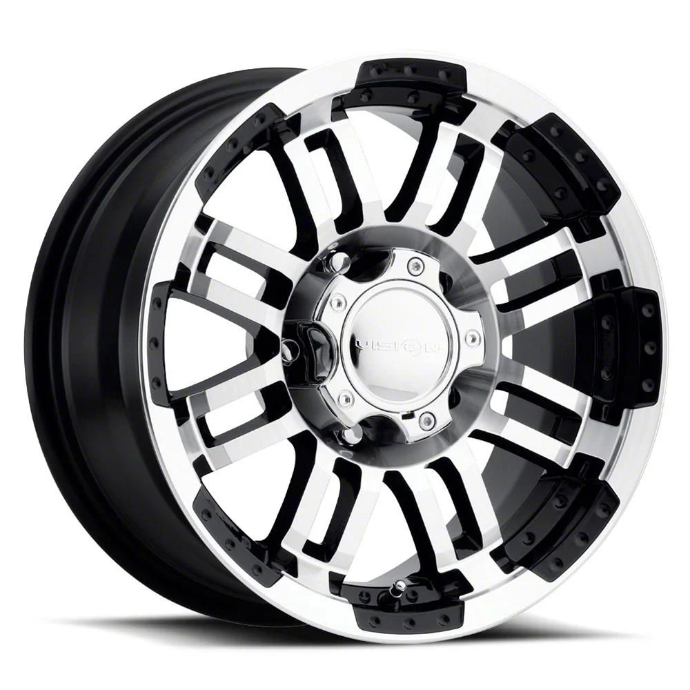 Warrior Gloss Black Machined 6-Lug Wheel; 20x9; 0mm Offset (04-08 F-150)