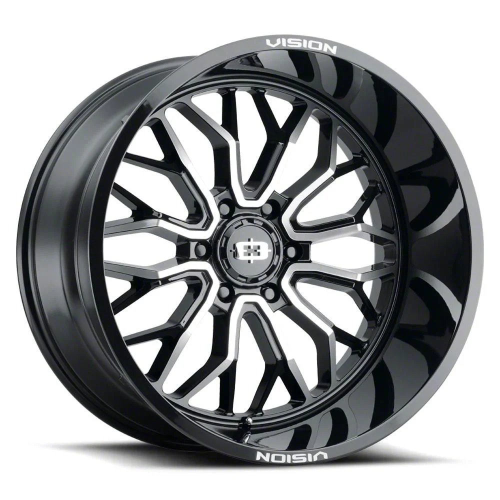 Riot Gloss Black Machined 8-Lug Wheel; 20x9; 12mm Offset (11-14 Sierra 3500 HD SRW)