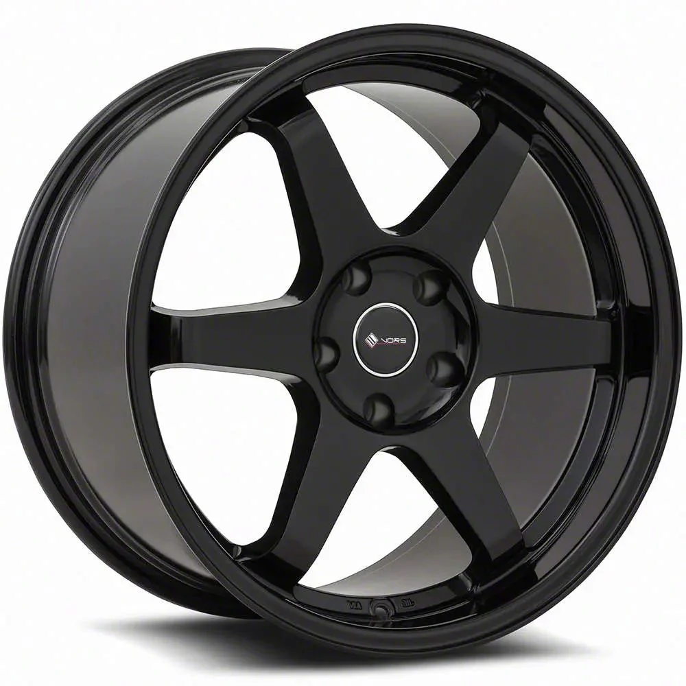 Vors TR37 Gloss Black Wheel; 18x9.5; 22mm Offset (06-10 RWD Charger)