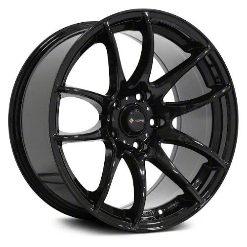Vors TR4 Gloss Black Wheel; Rear Only; 18x10.5; 22mm Offset (06-10 RWD Charger)