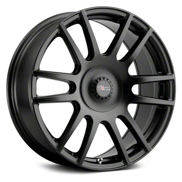 Voxx Pisa Matte Black Wheel; 18x8.5; 20mm Offset (11-23 RWD Charger w/o Brembo, Excluding Widebody)