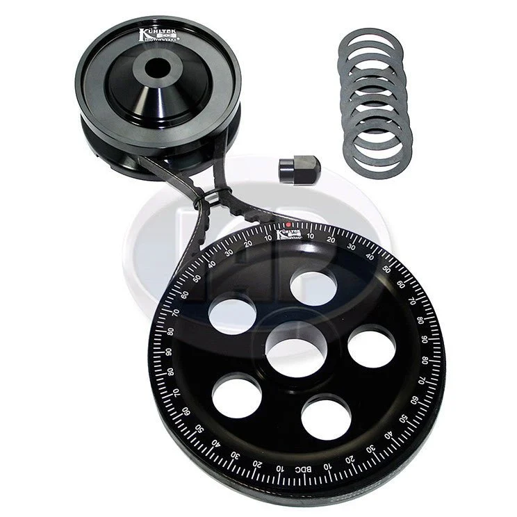 Vw Bug Engine Pulley Set. Kuhltek Motorwerks Black Alternator / Crank Pulley Kit