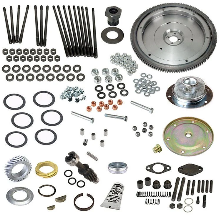 Vw Bug Engine Rebuild Hardware Kit, 8mm Head Studs, Crank Gears, Stock Flywheel