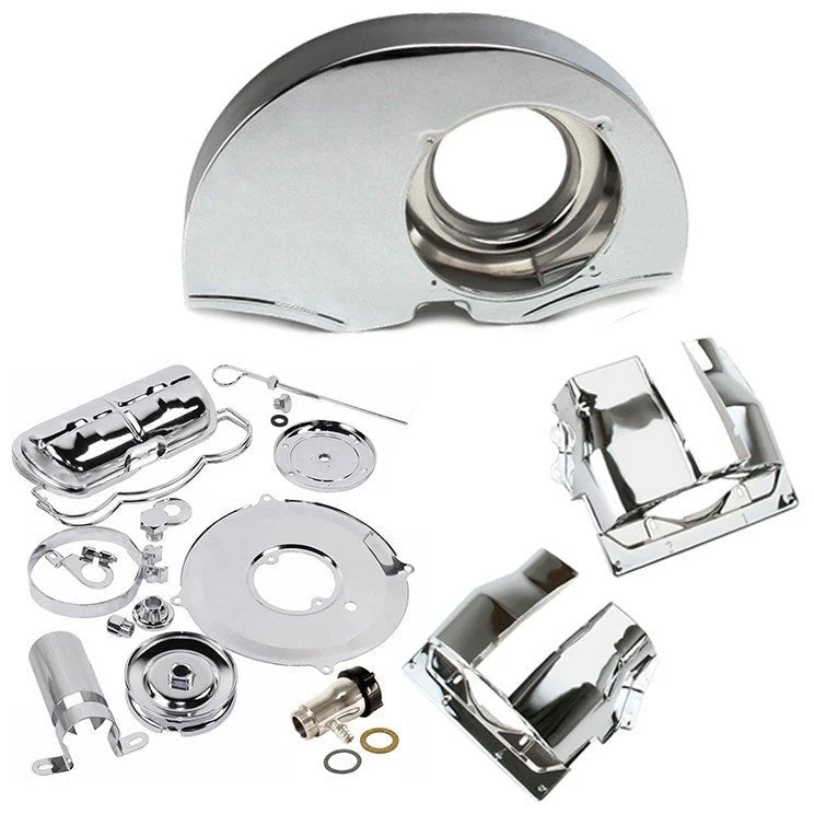 Vw Bug Super Deluxe Chrome Dress Up Kit For Air-cooled Doghouse Engines