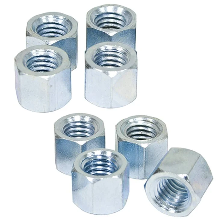 Vw Bug Zinc Plated Intake / Exhaust Nut, 8mm-1.25mm, 11mm Hex Head, Set Of 8