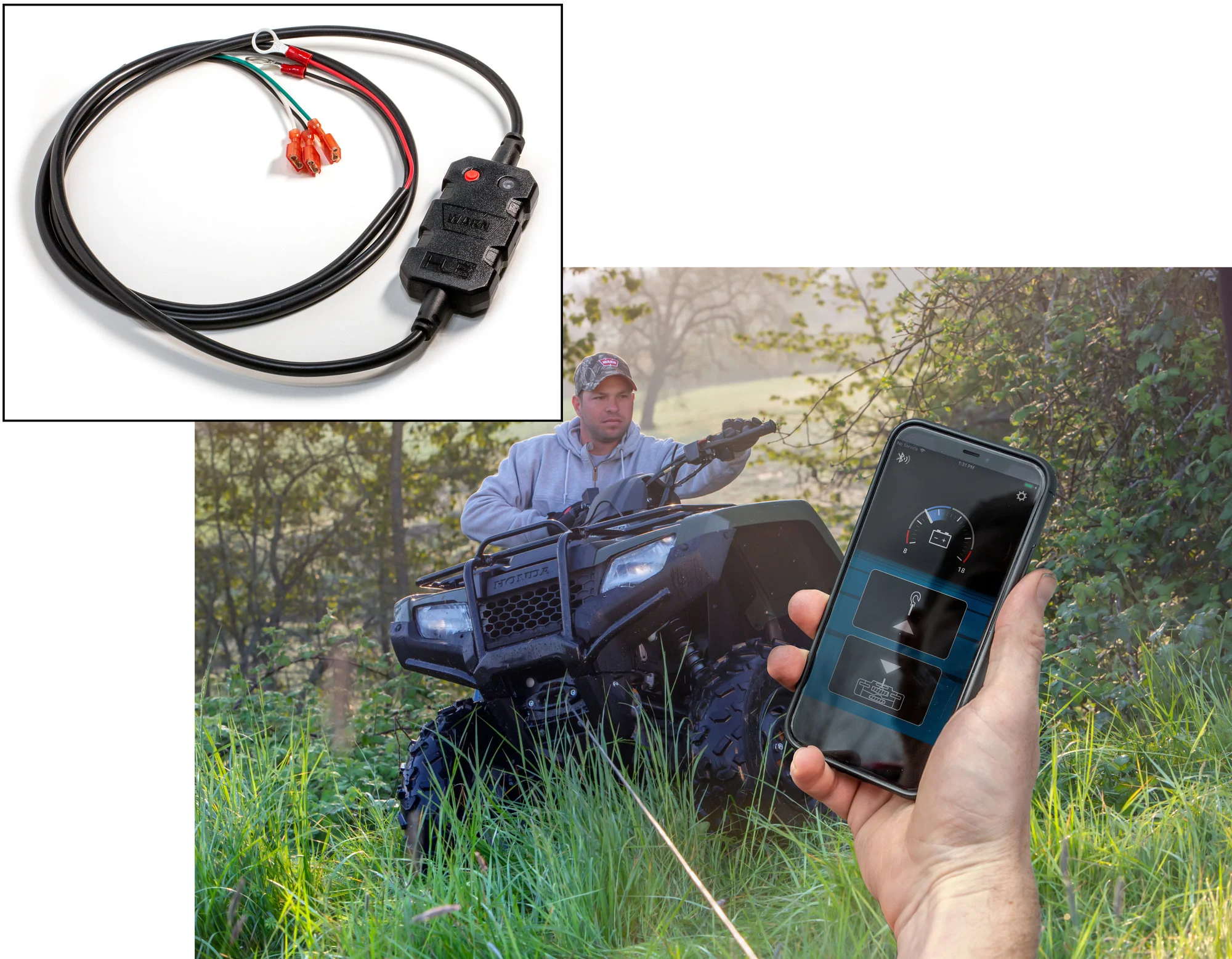 WARN  HUB Wireless Receiver - Smart Phone Enabled Winch Controller for Warn ATV & Powersports