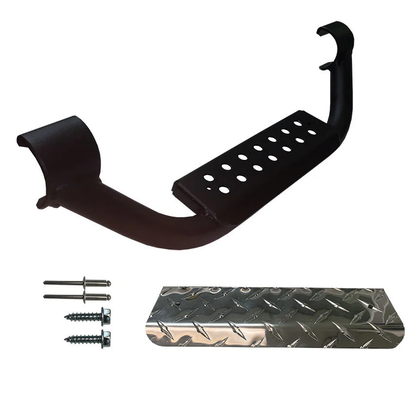Warrior Products  3" Drop Step with Diamond Plate Step Pad