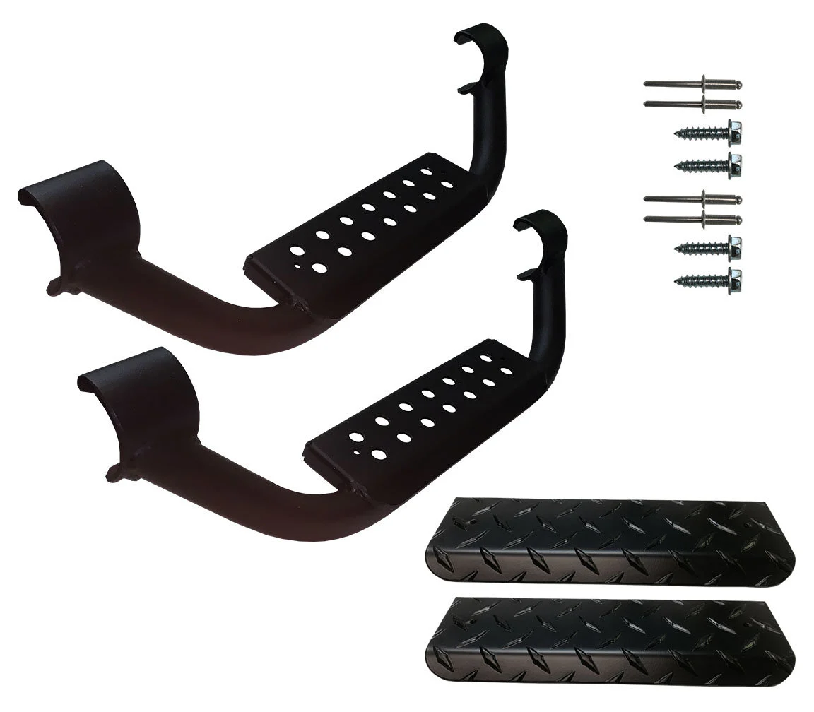 Warrior Products  6" Drop Step with Diamond Plate Step Pad