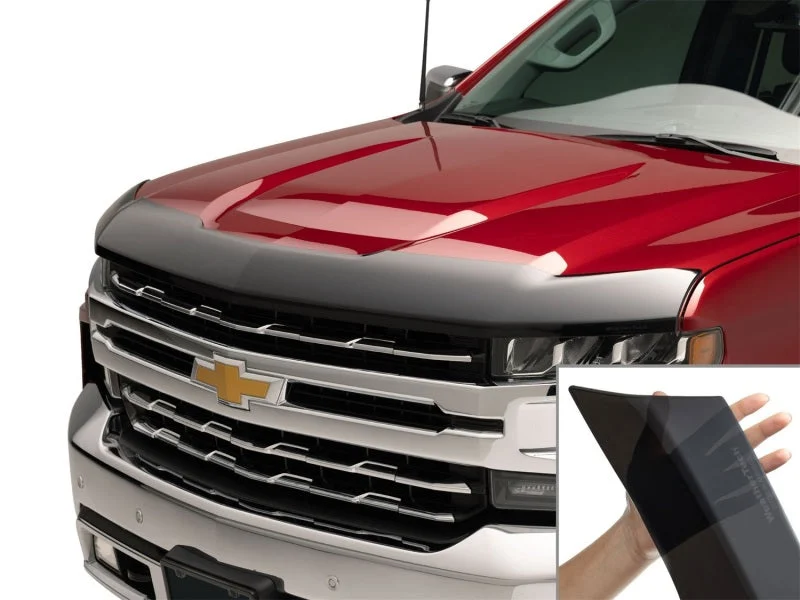 WeatherTech 19-26 Chevrolet Silverado 1500 (w/o Raised Hood) Hood Skin Protector - Black
